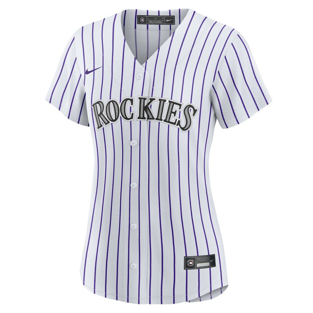 White Mickey Moniak Colorado Rockies Nike Women's Home Replica Jersey