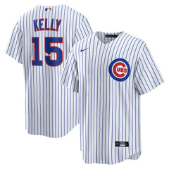 White Carson Kelly Chicago Cubs Nike Home Replica Jersey