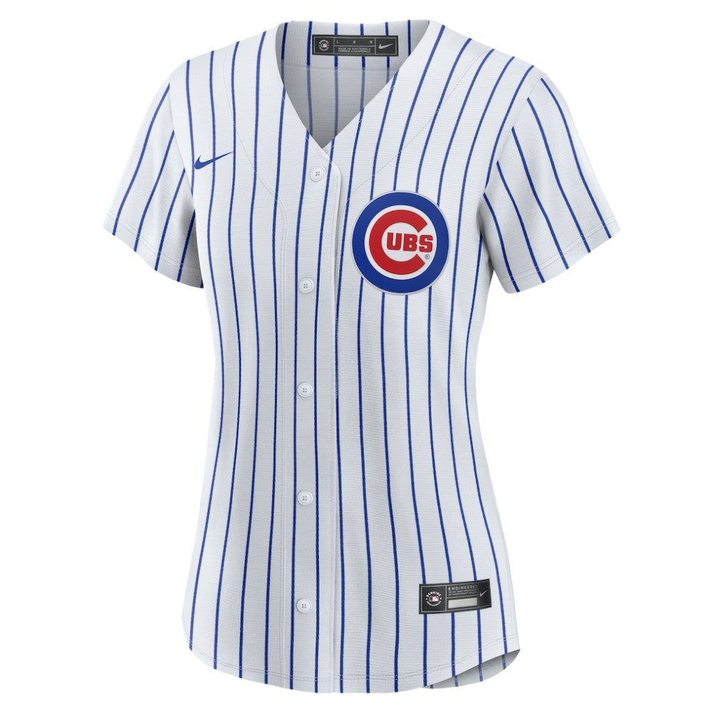 White Carson Kelly Chicago Cubs Nike Women's Home Replica Jersey