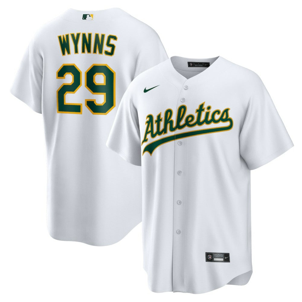 White Austin Wynns Athletics Nike Home Replica Jersey