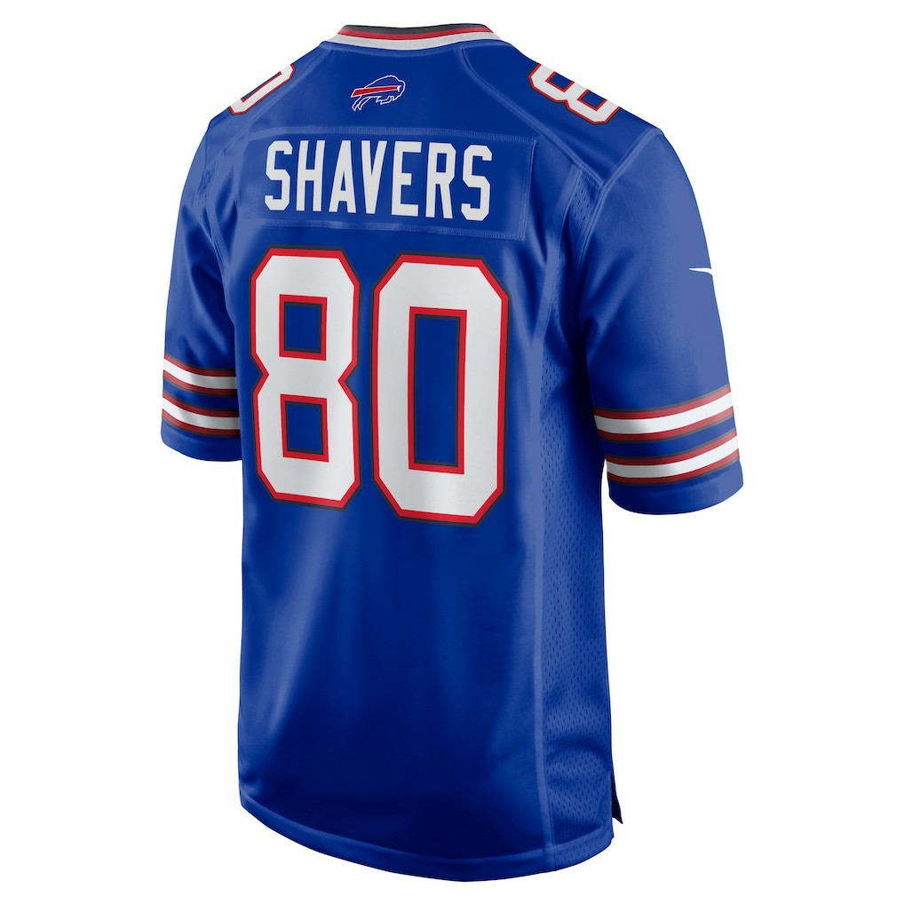 Tyrell Shavers  Team Game Jersey - Buffalo Bills Jerseys