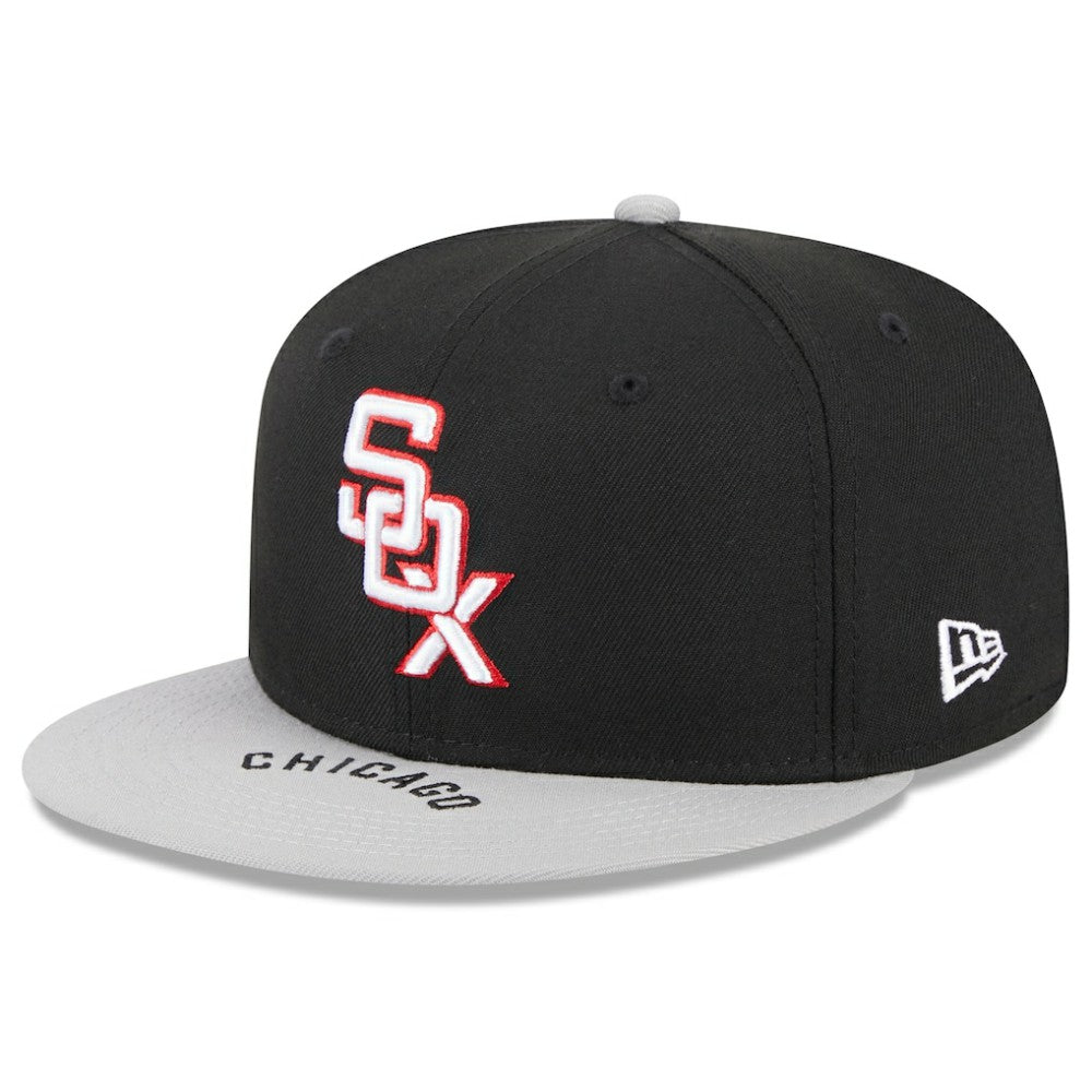 Black/Gray Chicago White Sox New Era On Deck 59FIFTY Fitted Hat