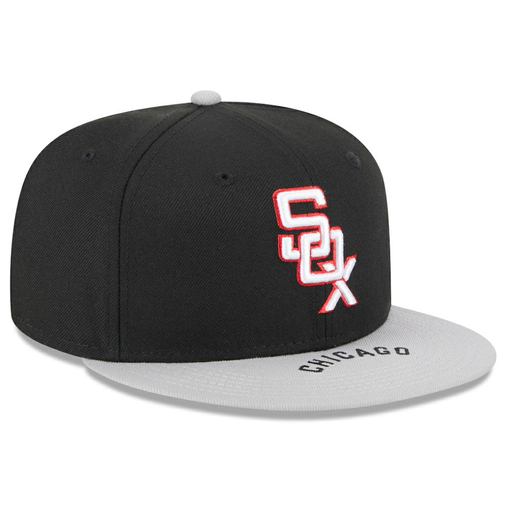 Black/Gray Chicago White Sox New Era On Deck 59FIFTY Fitted Hat