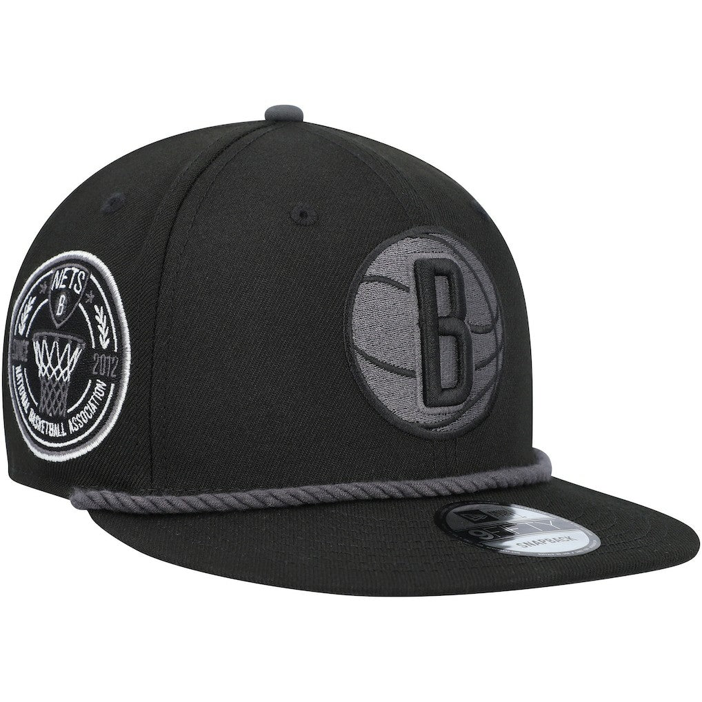 New Era Brooklyn Nets Back Laurels 9FIFTY Snapback Hat