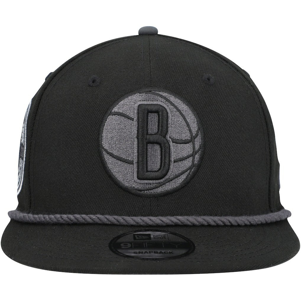 New Era Brooklyn Nets Back Laurels 9FIFTY Snapback Hat