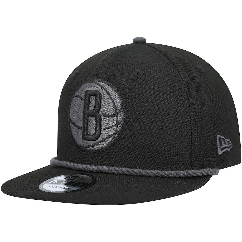 New Era Brooklyn Nets Back Laurels 9FIFTY Snapback Hat