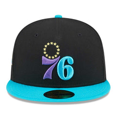 New Era Philadelphia 76ers Arcade Scheme 59FIFTY Fitted Hat