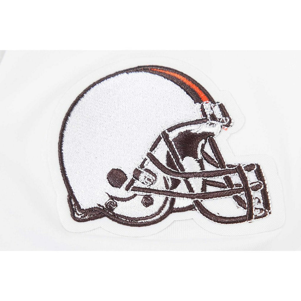 Pro Standard Women's New Helmet Capsule Cropped T-Shirt - Cleveland Browns T-shirts