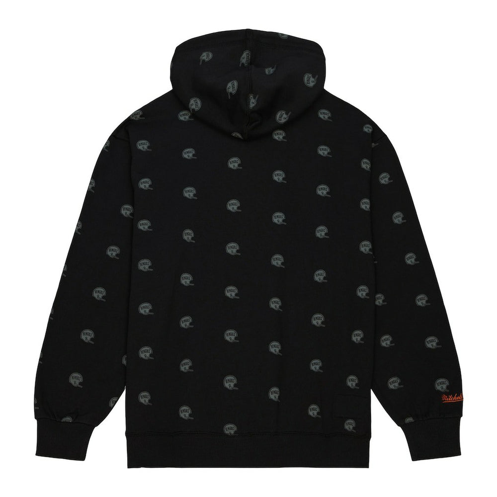 Allover Print Fleece Pullover Hoodie - Cincinnati Bengals Hoodies