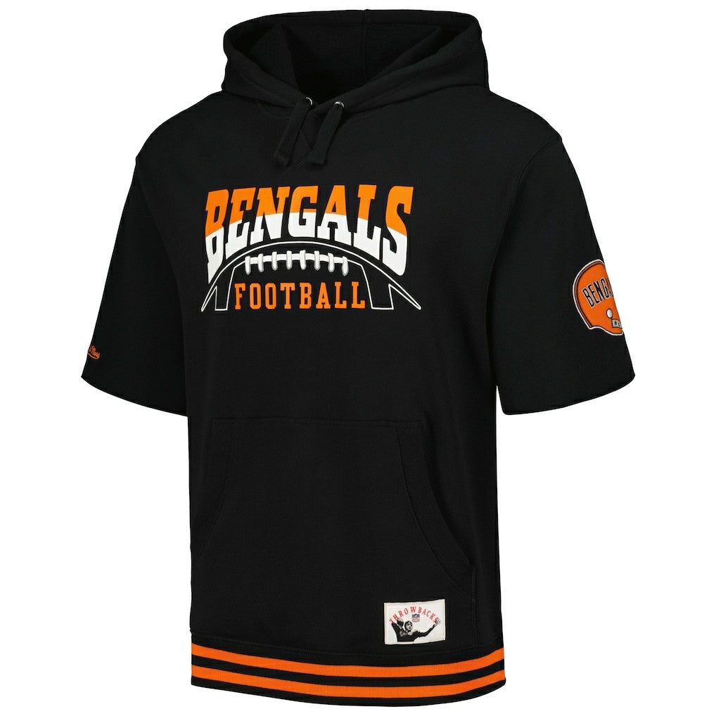 Pre-Game Short Sleeve Pullover Hoodie - Cincinnati Bengals Hoodies