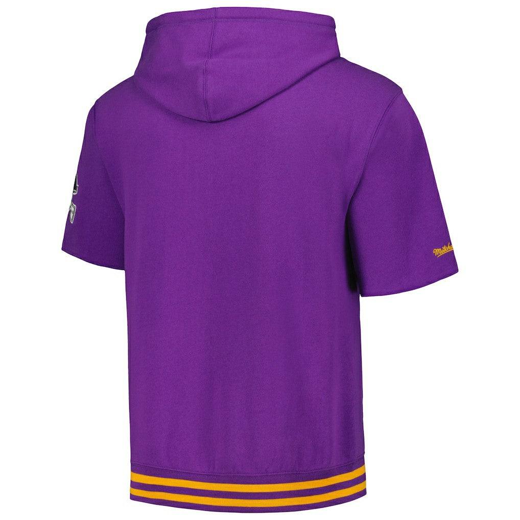 Pre-Game Short Sleeve Pullover Hoodie - Minnesota Vikings Hoodies