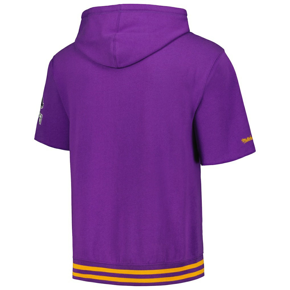 Pre-Game Short Sleeve Pullover Hoodie - Minnesota Vikings Hoodies