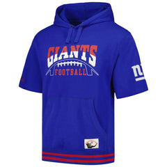 Pre-Game Short Sleeve Pullover Hoodie - New York Giants Hoodies
