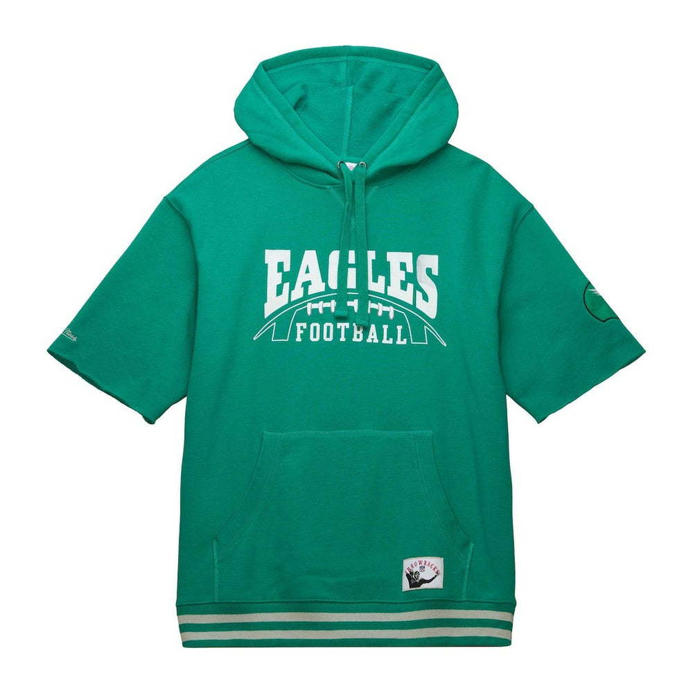 Pre-Game Short Sleeve Pullover Hoodie - Philadelphia Eagles Hoodies