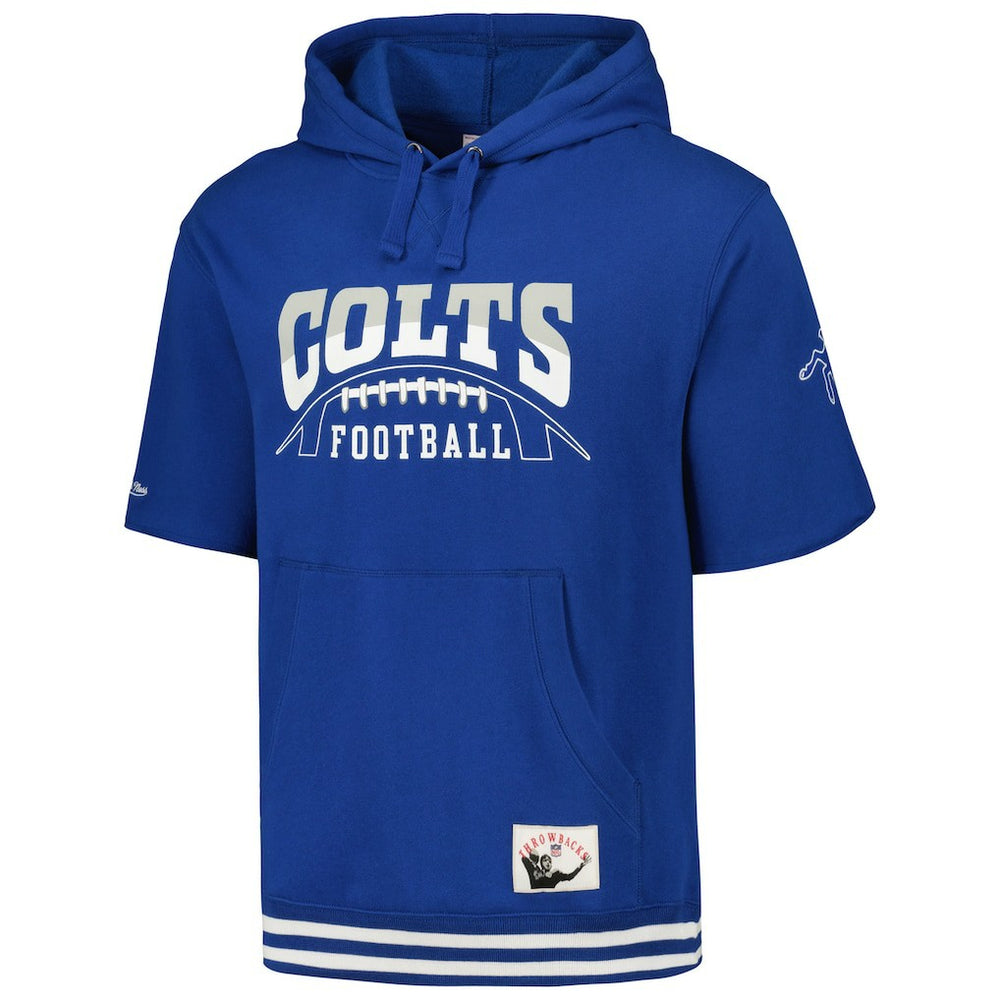 Pre-Game Short Sleeve Pullover Hoodie - Indianapolis Colts Hoodies