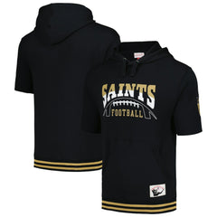Pre-Game Short Sleeve Pullover Hoodie - New Orleans Saints Hoodies