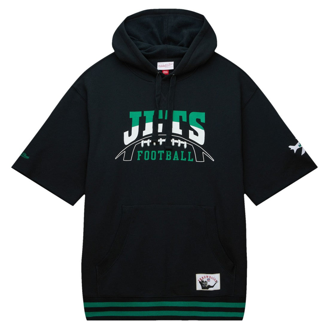 Pre-Game Short Sleeve Pullover Hoodie - New York Jets Hoodies