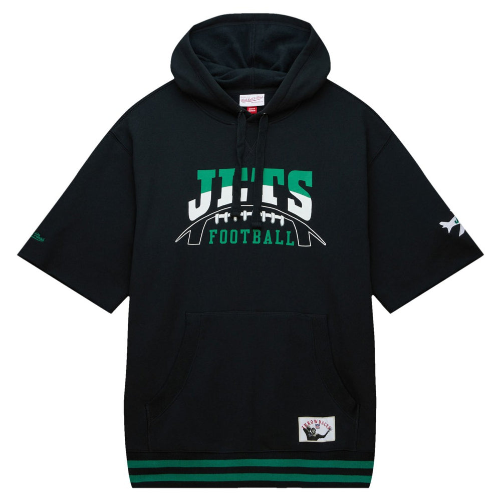 Pre-Game Short Sleeve Pullover Hoodie - New York Jets Hoodies