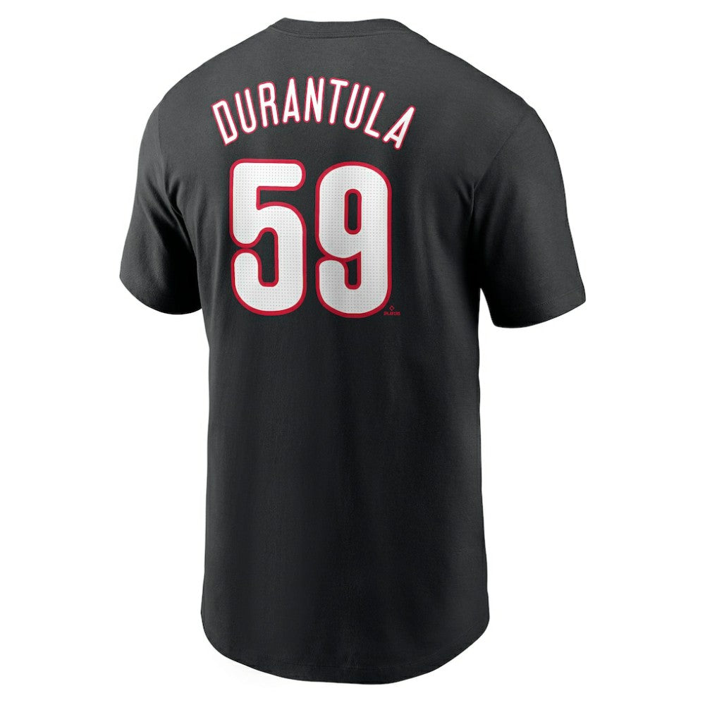 Black Jhoan Duran Philadelphia Phillies Nike Name & Number Player Nickname T-Shirt