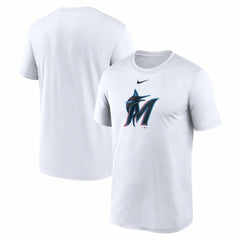 White Miami Marlins Nike New Legend Dri-FIT T-Shirt