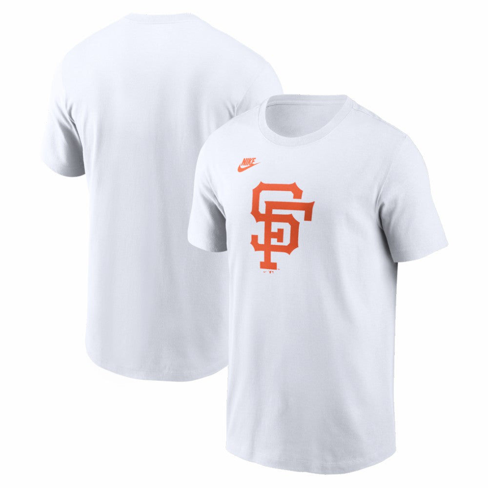 White San Francisco Giants Nike Cooperstown Collection Logo T-Shirt