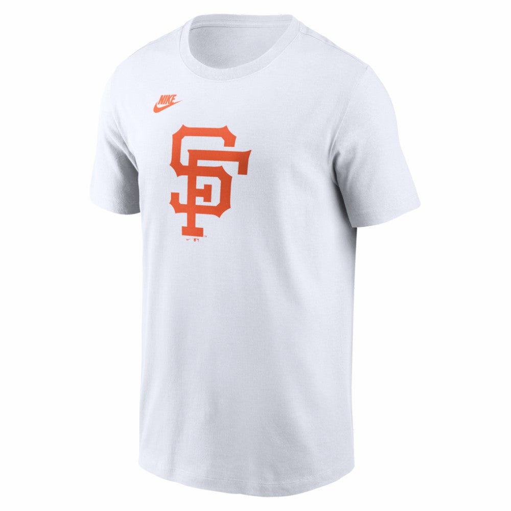 White San Francisco Giants Nike Cooperstown Collection Logo T-Shirt
