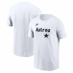 White Houston Astros Nike Cooperstown Collection Logo T-Shirt