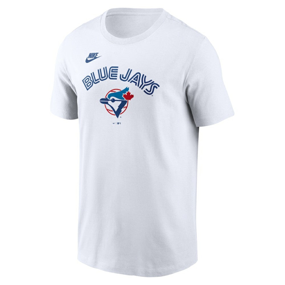 White Toronto Blue Jays Nike Cooperstown Collection Wordmark T-Shirt