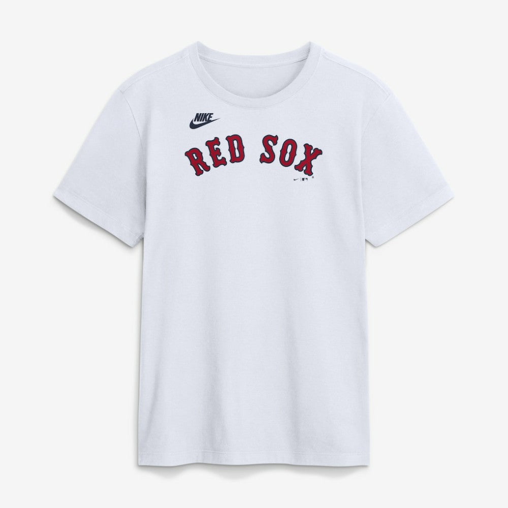 White Boston Red Sox Nike Cooperstown Collection Wordmark T-Shirt