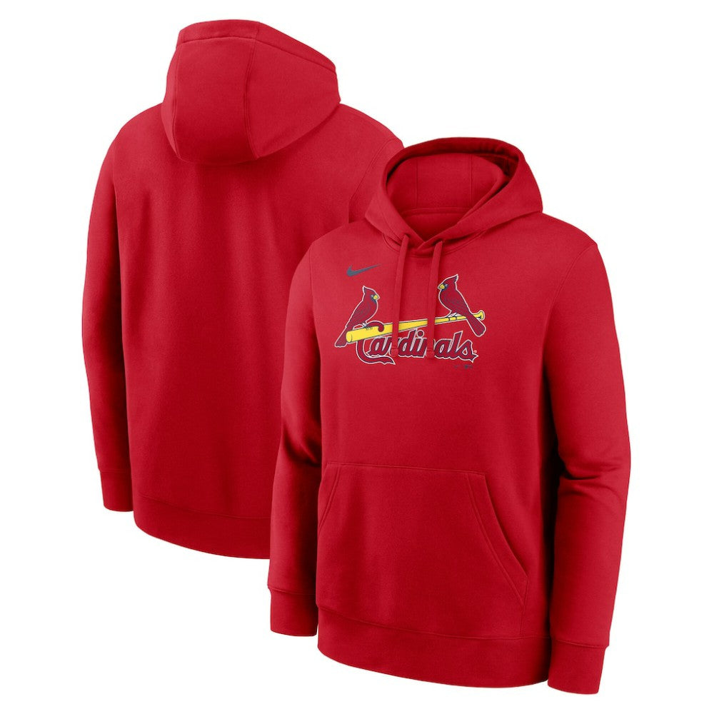 Red St. Louis Cardinals Nike Dri-Fit Club Hoodie