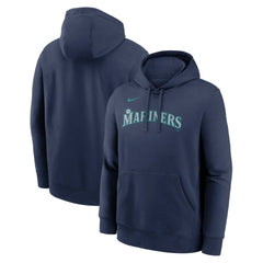 Navy Seattle Mariners Nike Dri-Fit Club Hoodie