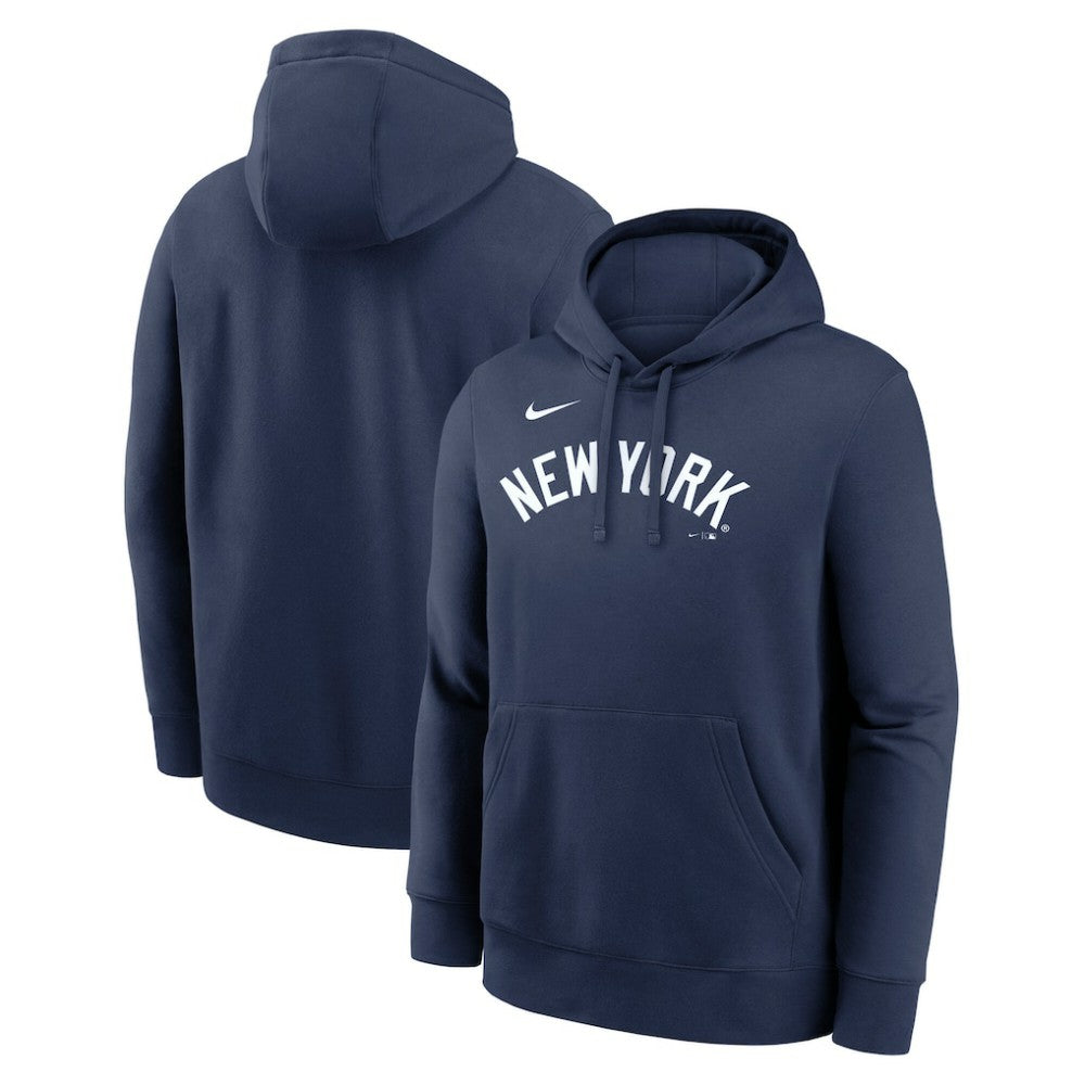 Navy New York Yankees Nike Dri-Fit Club Hoodie