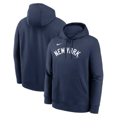 Navy New York Yankees Nike Dri-Fit Club Hoodie
