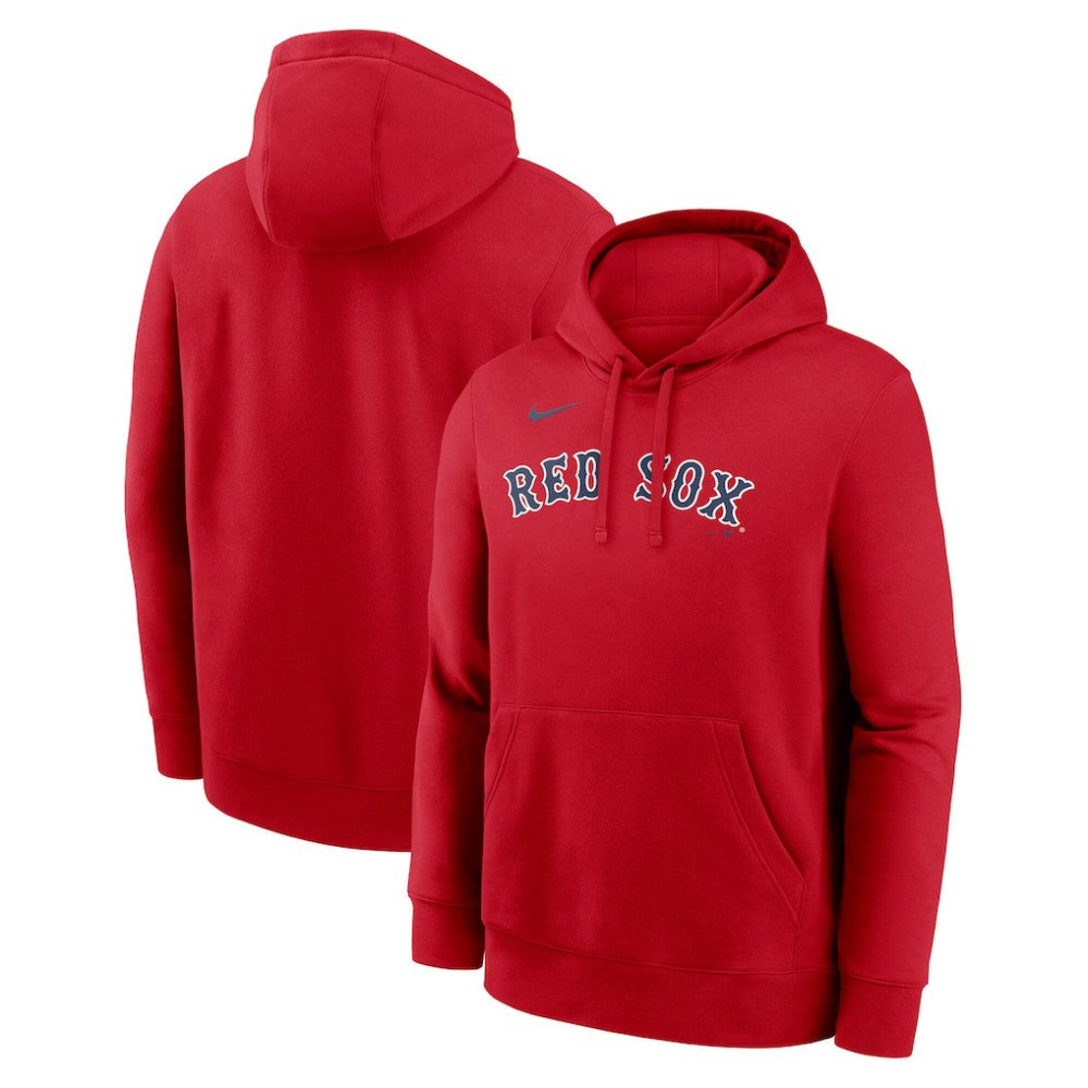 Red Boston Red Sox Nike Dri-Fit Club Hoodie