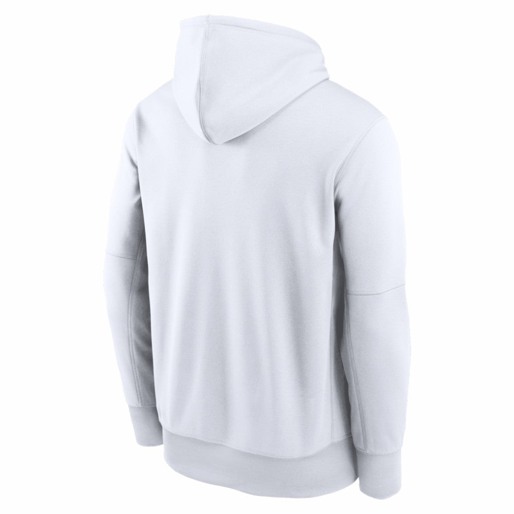 White New York Yankees Nike Logo Club Hoodie