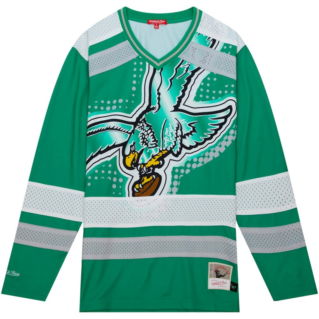 Women's Big Face 7.0 Long Sleeve Jersey T-Shirt - Philadelphia Eagles T-shirts