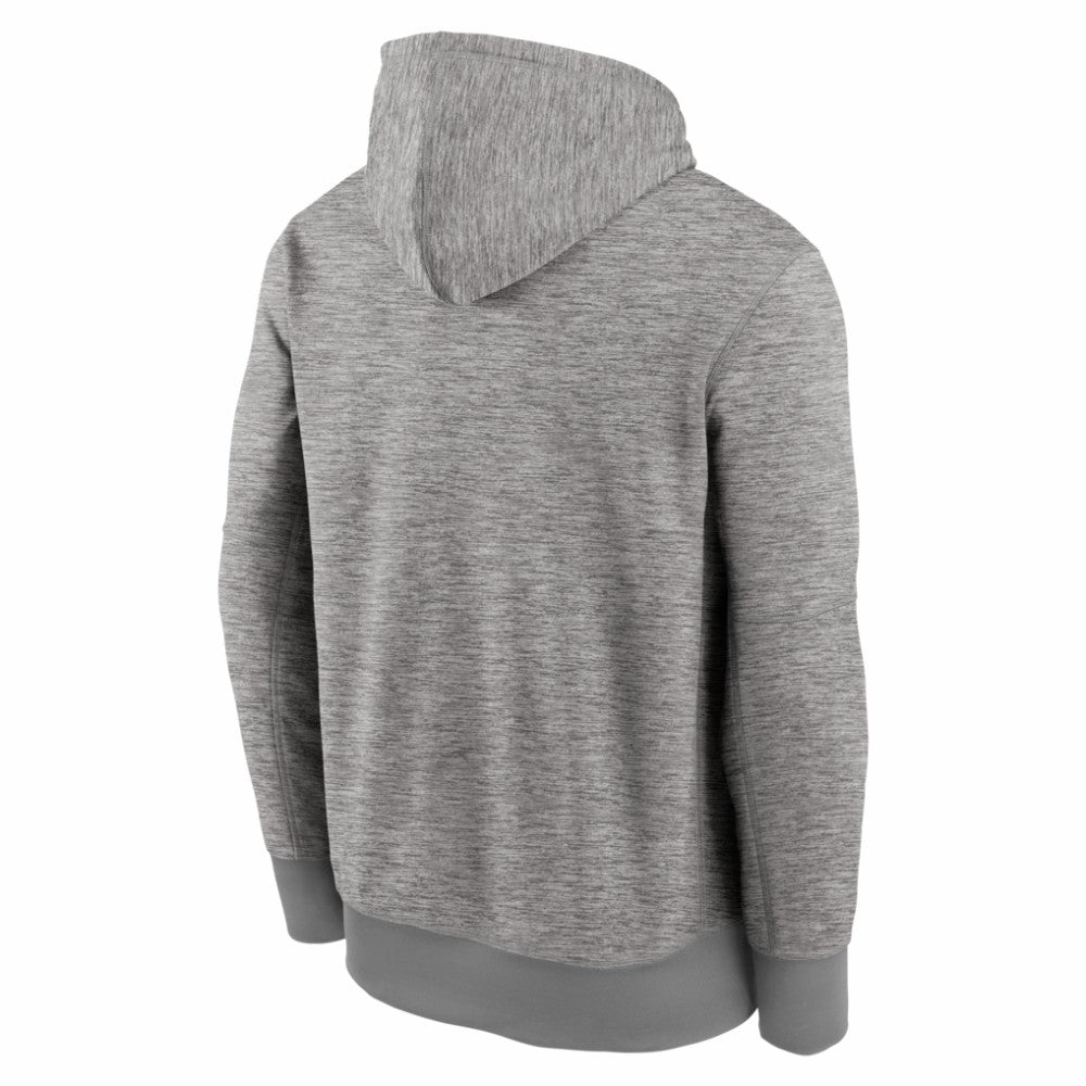 Heather Gray San Diego Padres Nike Primary Wordmark Therma Hoodie