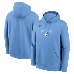 Powder Blue Toronto Blue Jays Nike Cooperstown Collection Wordmark Club Hoodie
