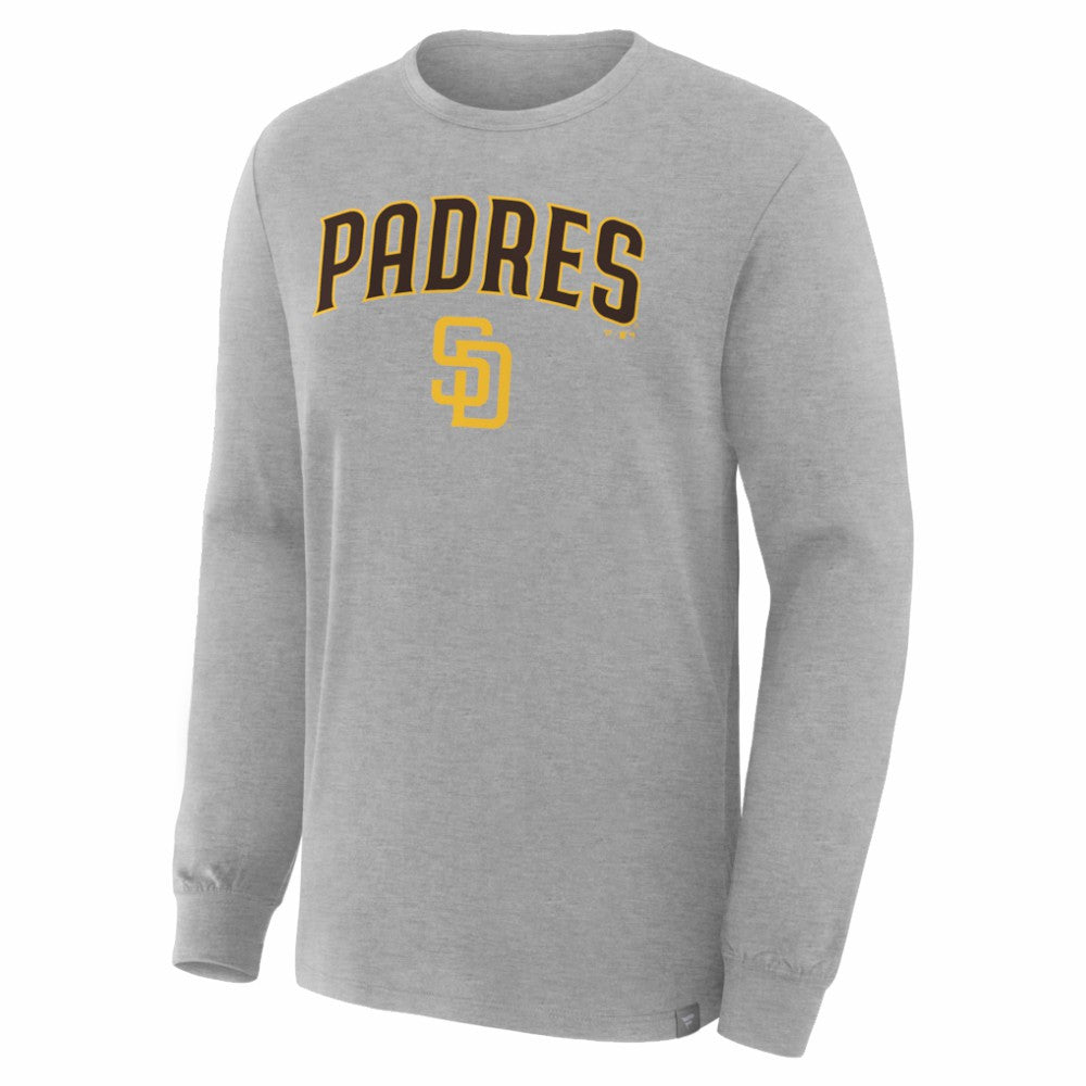 Heather Gray San Diego Padres Fanatics Lock-Up Legacy Long Sleeve T-Shirt