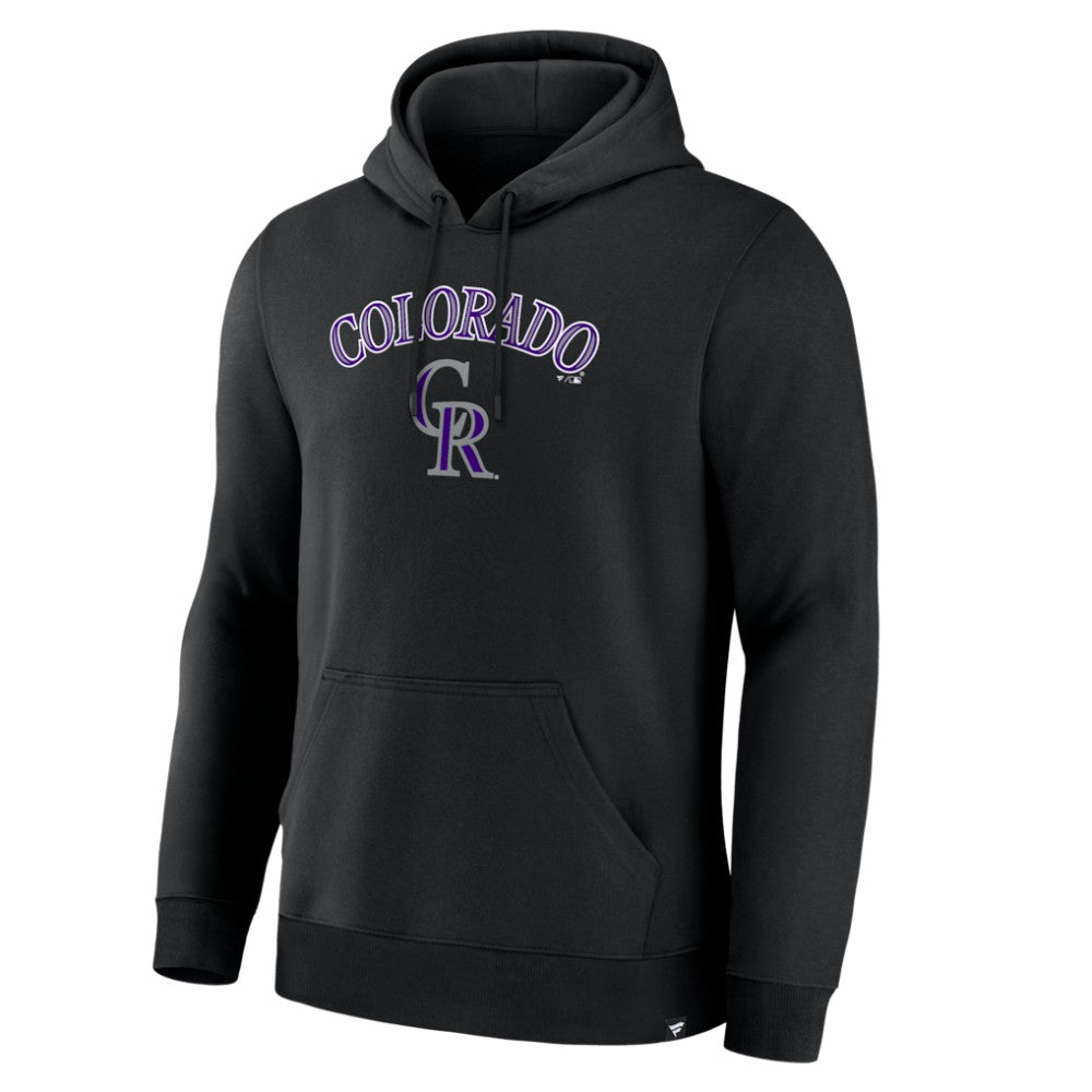 Black Colorado Rockies Fanatics Lock-Up Legacy Hoodie
