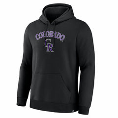 Black Colorado Rockies Fanatics Lock-Up Legacy Hoodie
