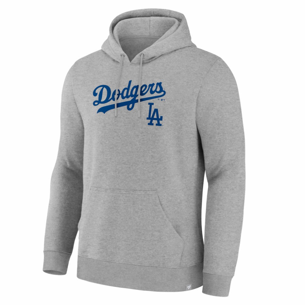 Heather Gray Los Angeles Dodgers Fanatics Lock-Up Legacy Hoodie