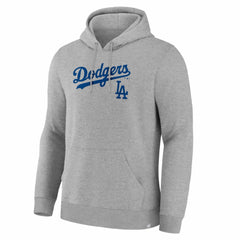 Heather Gray Los Angeles Dodgers Fanatics Lock-Up Legacy Hoodie