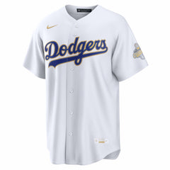 White Los Angeles Dodgers Nike 2026 Gold Collection Stadium Jersey