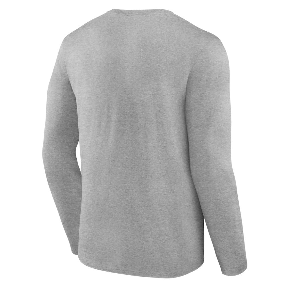 Heather Gray Athletics Logo Athletic Heart & Soul Long Sleeve T-Shirt
