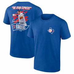 Deep Royal Nolan Ryan Texas Rangers Fanatics Retired Player Nickname Name & Number T-Shirt