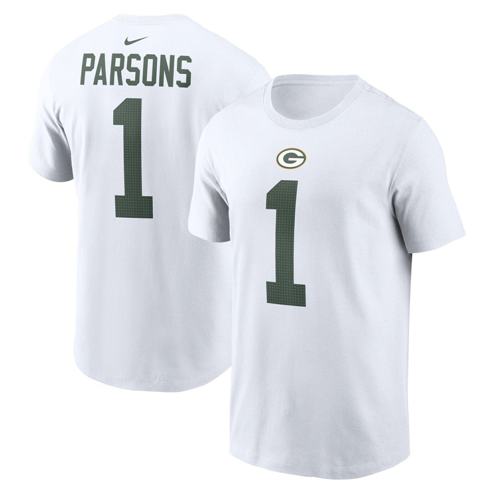 Micah Parsons  Player Name & Number T-Shirt - Green Bay Packers T-shirts