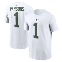 Micah Parsons  Player Name & Number T-Shirt - Green Bay Packers T-shirts