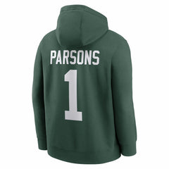 Micah Parsons  Player Name & Number Fleece Hoodie - Green Bay Packers Hoodies