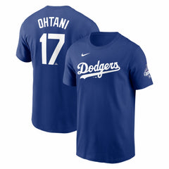 Royal Shohei Ohtani Los Angeles Dodgers Nike 2025 World Series Champions Name & Number T-Shirt